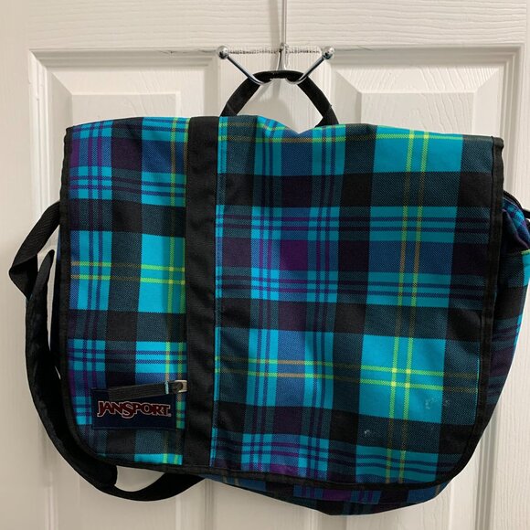 JanSport  Men & Women Multicolor Extra Spacious Messenger Bag . - Picture 1 of 16